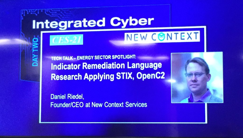 dsparrell's tweet image. Indicator Remediation Language - #STIX, #OpenC2, #OASIS by @riedelinc at #IACDautomate