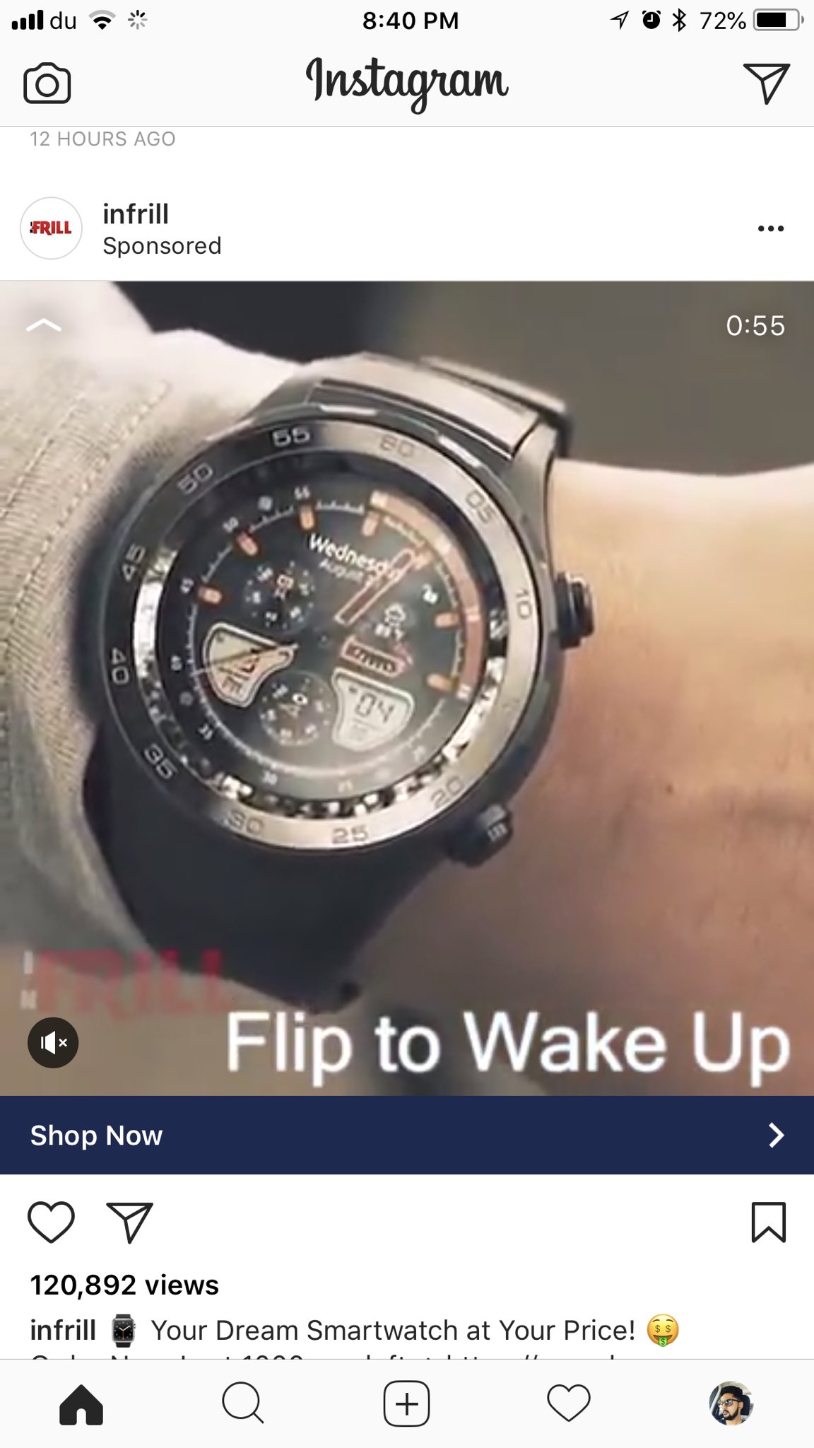 infrill smart watch price