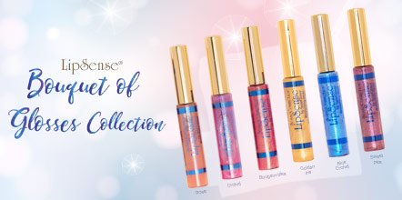 senegence's tweet photo. 🌱 Plant a kiss with our new Bouquet of Glosses Collection! 💐 This beautiful arrangement combines LipSense Moisturizing Gloss favorites (Rose, Orchid, Bougainvillea) with new, limited edition shades (Golden Iris, Blue Orchid, Sweet Pea) ✨ #LipSense https://t.co/Evv1zFuBXw
