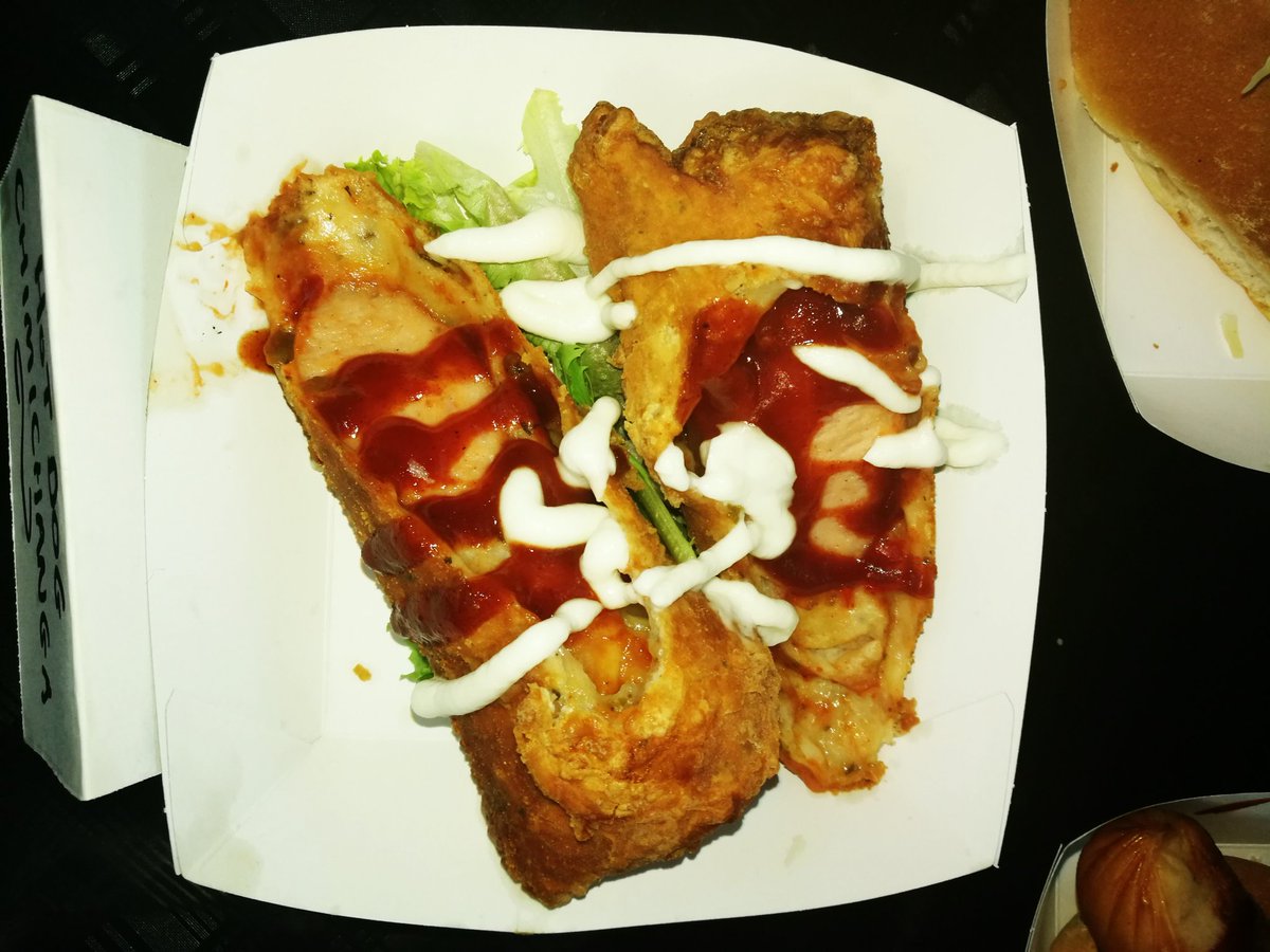 Hot dog Chimichangas, only <a href="/StGeorgesBEL/">St George's Market</a>  tonite, come on. You know you want one!