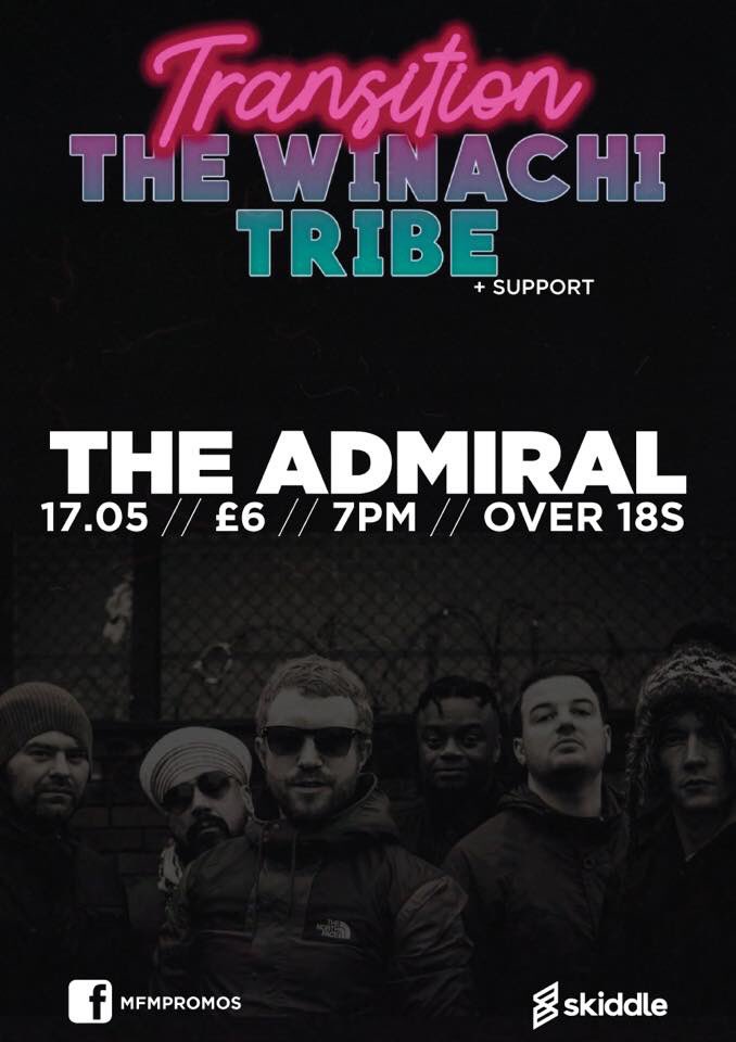 Our next gig is Thursday 17th May supporting @winachitribe alongside @BadHombresHQ at The Admiral Bar. Tickets are £6 and available from theshores1.bandcamp.com/merch/the-shor…