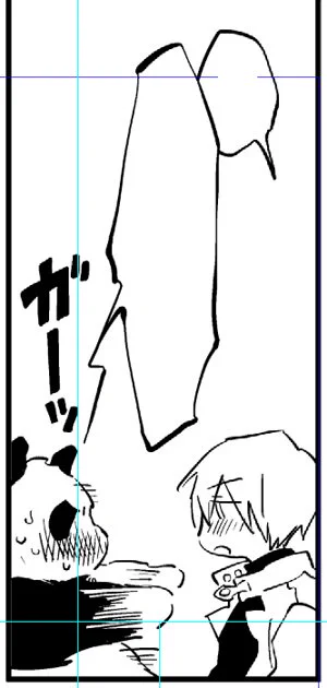 ペン入れ終わった～ 