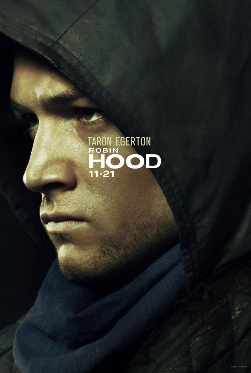 robinhoodmovie's tweet photo. The hero you know. The story you don't. @TaronEgerton is #RobinHoodMovie. Coming to theaters November 21. https://t.co/qfkFkjuDT5