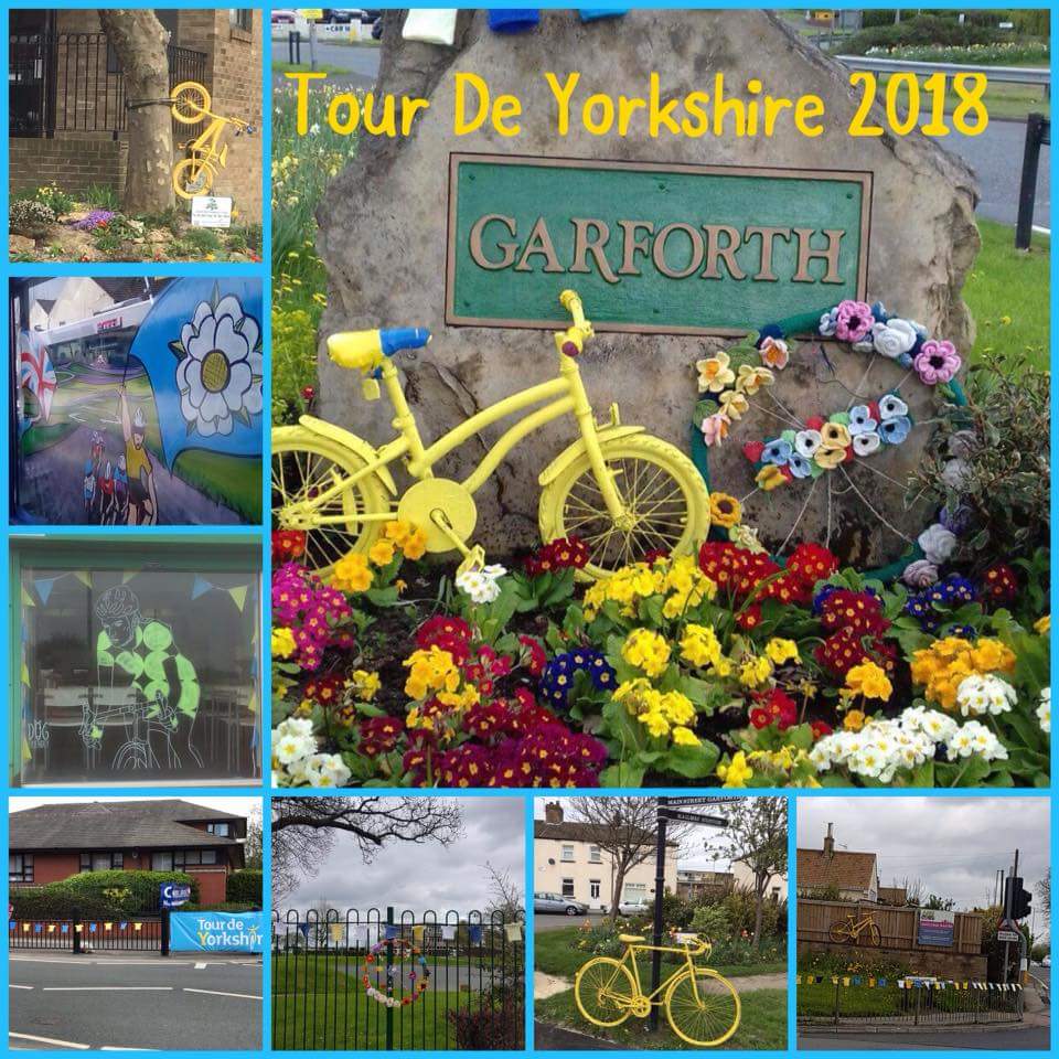 whitley2702's tweet photo. Enjoying the opening ceremony! Eek! So excited to get this show on the road! @letouryorkshire @theginshack @angelcharms @Screamhair @GarforthTDY18 #garforth @GaryVerity https://t.co/yQdsAgmZcM