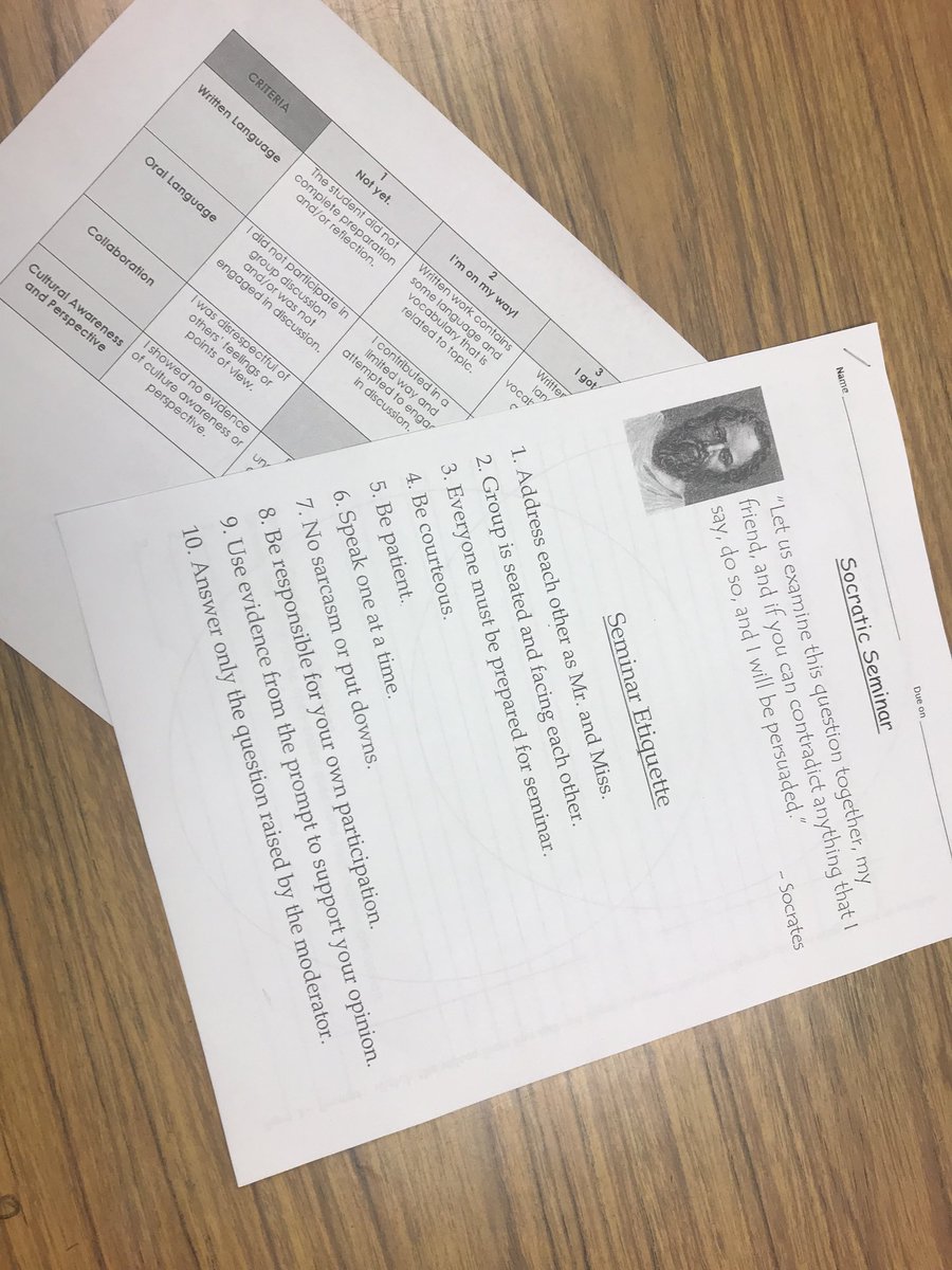 FCPSGlobalEd's tweet photo. Socratic Seminar for our Global Classroom participants at Fox Mill ES #fcpsglobaled #FCPSGoGlobal https://t.co/SSmhf6opwy