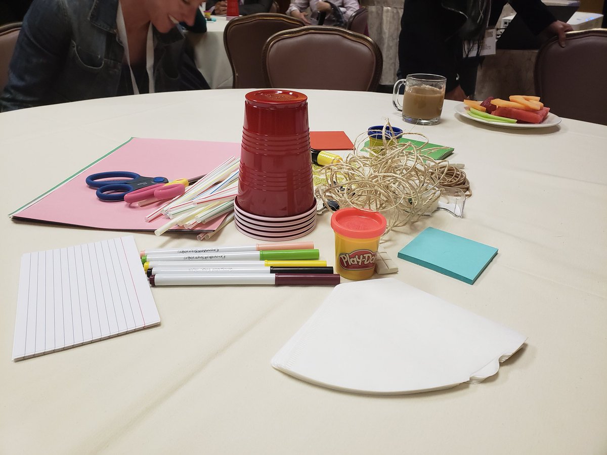govex_jhu's tweet photo. It’s a packed room for @BloombergCities on prototyping new ideas in local government #AccelerateThis. Definitely the only session with play dough! https://t.co/SS91dCZMk2
