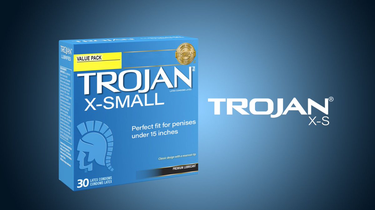 ClickHole's tweet photo. Body Positivity FTW: Trojan Has Released A New Line Of Extra-Small Condoms For Men Whose Penises Are Shorter Than 15 Inches https://t.co/75okI7JyT1 https://t.co/76QgcNlu03