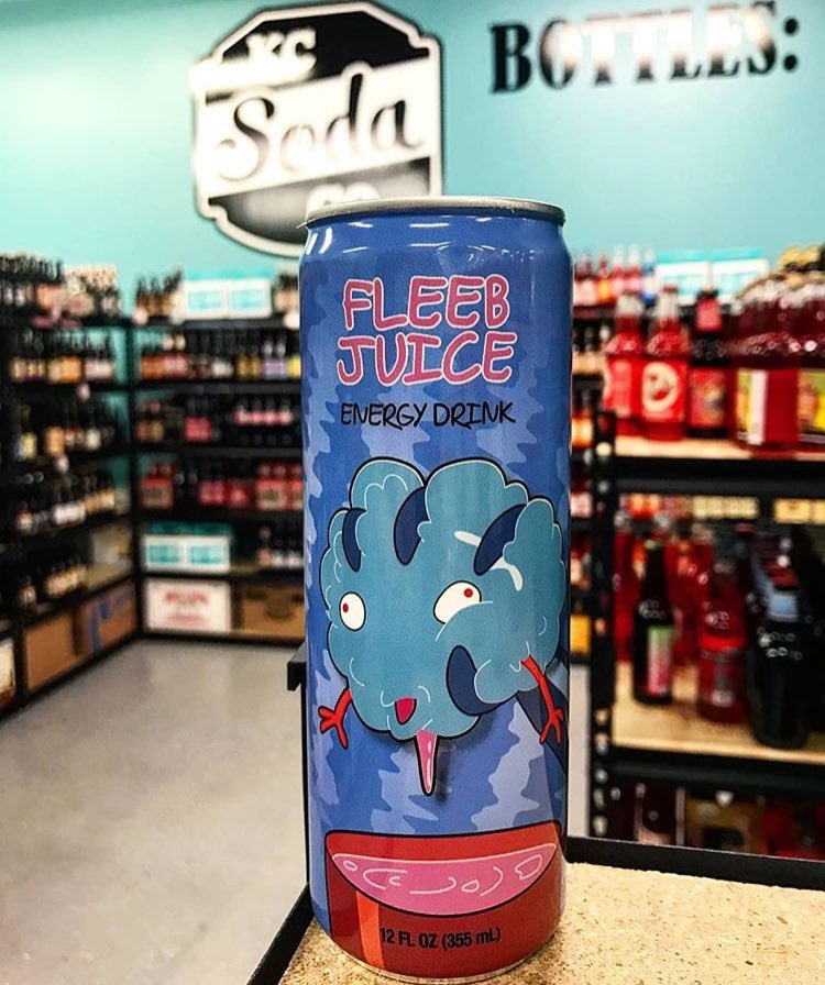 kcsodaco's tweet photo. Essential in the creation of Plumbus, Fleeb Juice is an essential energy drink for any @RickandMorty fan!  Come grab yours today! #RickandMorty #fleeb #fleebjuice #plumbus #energydrink #kcsodaco #kck #kcmo https://t.co/vCbURzQggG