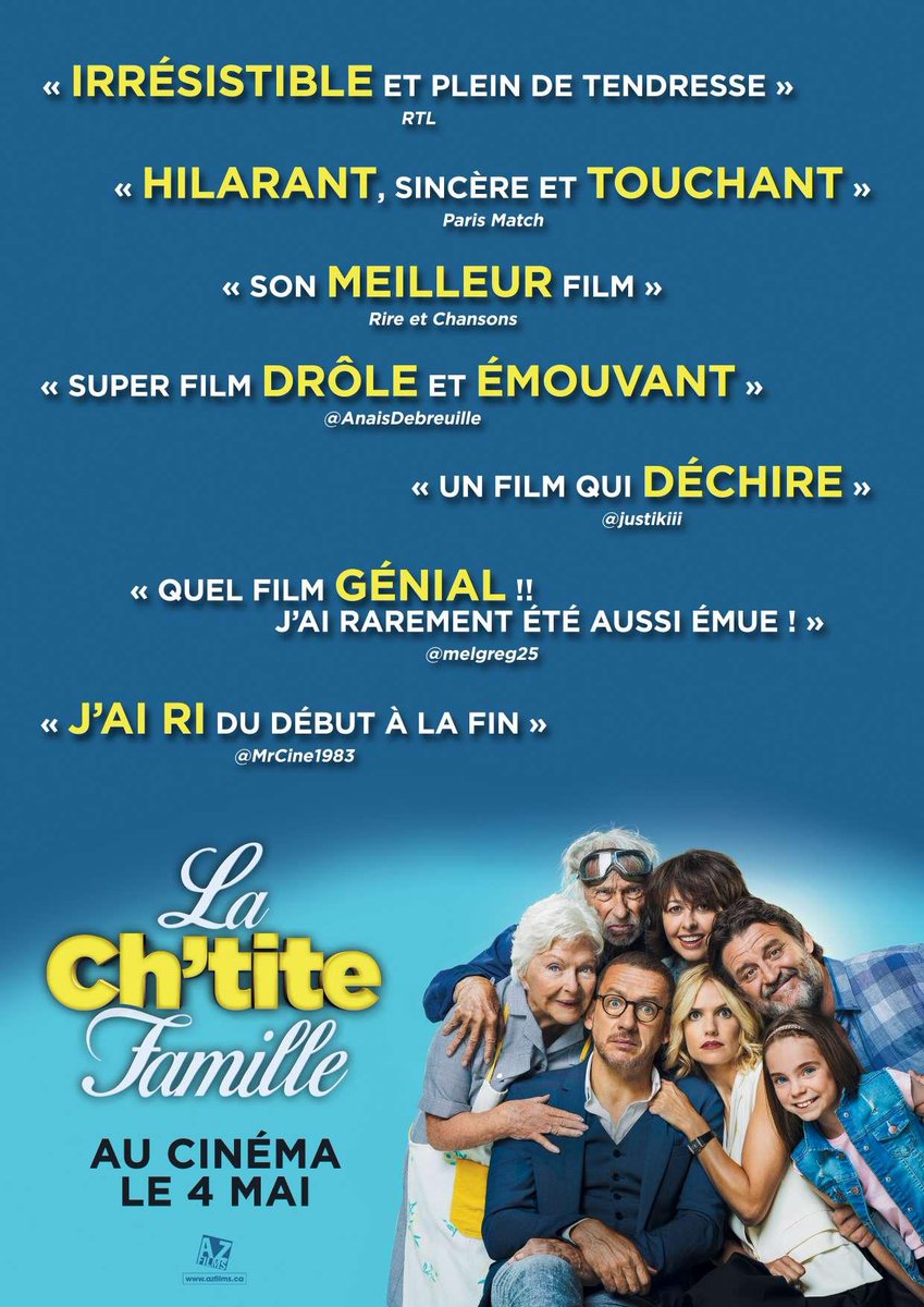 AZFILMS's tweet photo. Vous cherchiez UNE bonne raison d'aller écouter le nouveau film de Dany Boon ? On vous en donne 7 ! #lachtitefamille #danyboon #azfilms #comédie https://t.co/3cziJPpoAU