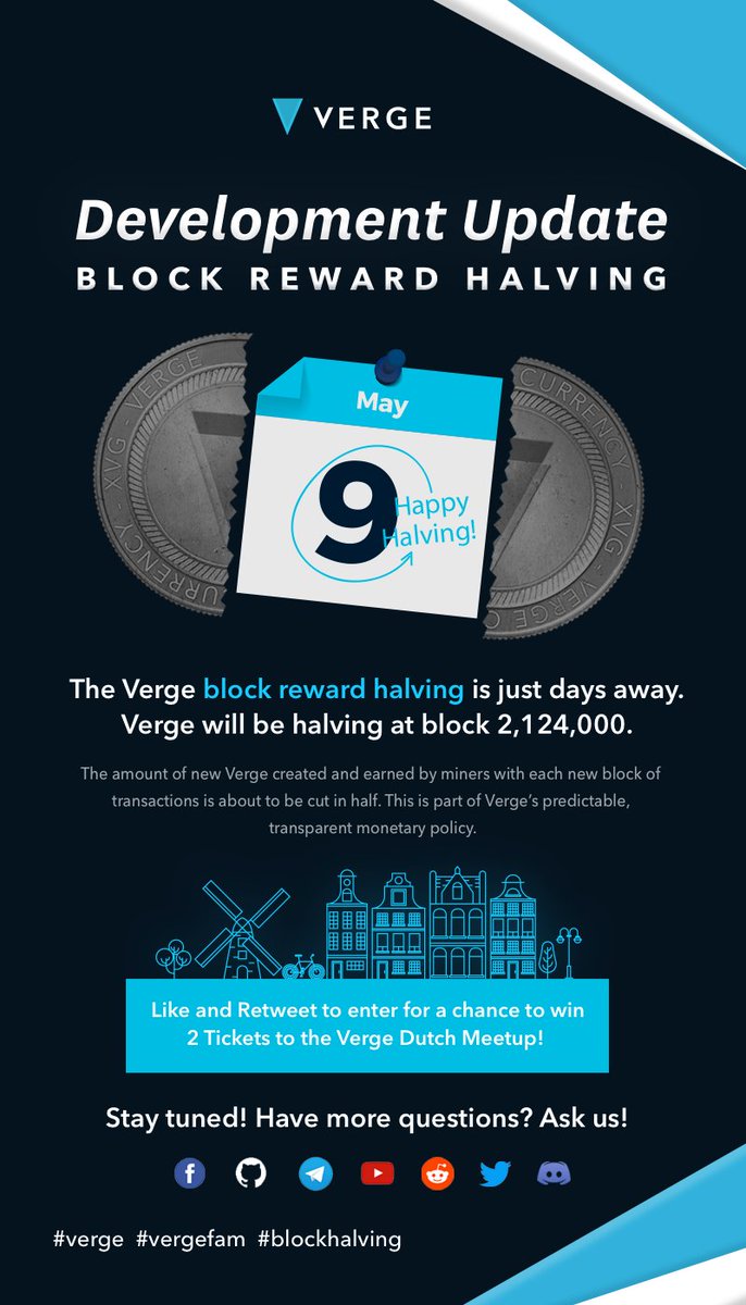 XVGGAUDI's tweet photo. This is extremely positive for Verge!

Like and retweet this for a chance to win 2 tickets to our Verge Meetup!

#xvg #vergecurrency #vergecoin #vergefam https://t.co/oxX7oWBKVP