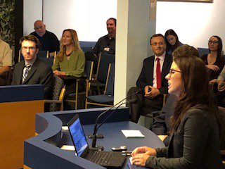 CSPP_USF's tweet photo. Some highlights from our latest CSPP Course presentation to the City of Dunedin Commissioners this past Monday. Students presented their findings on managing greenhouse gases within the city. #USFCSPP @EngagementUSF @USFPCGS @CityofDunedin https://t.co/vu2O07yhWb