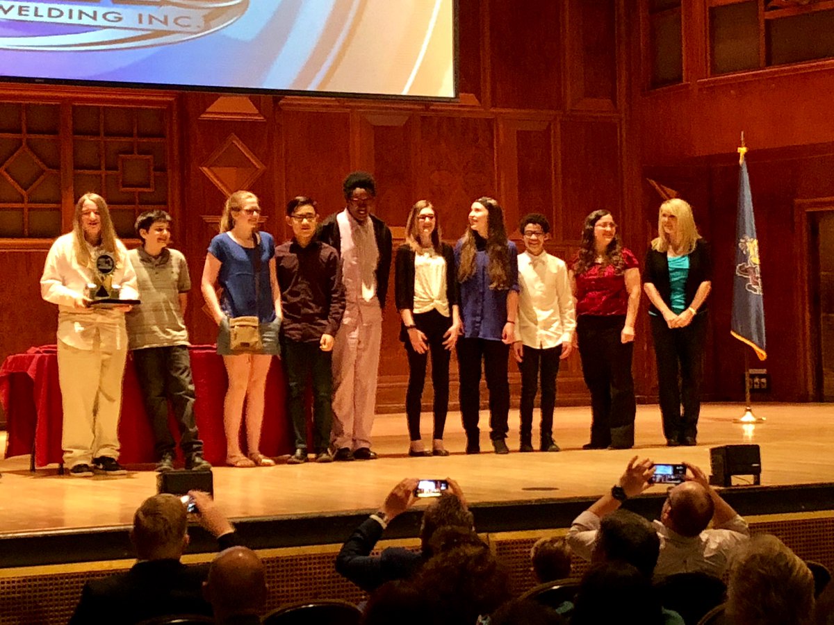 And the First Place Award winner is... Northeast Middle School in <a href="/BethlehemAreaSD/">BASD</a>! 

Their video on Atlas Machining &amp; Welding, Inc. is the big winner at our first #WSCM Statewide Student Video Competition. Congratulations to all the winners and competitors on a job well done!