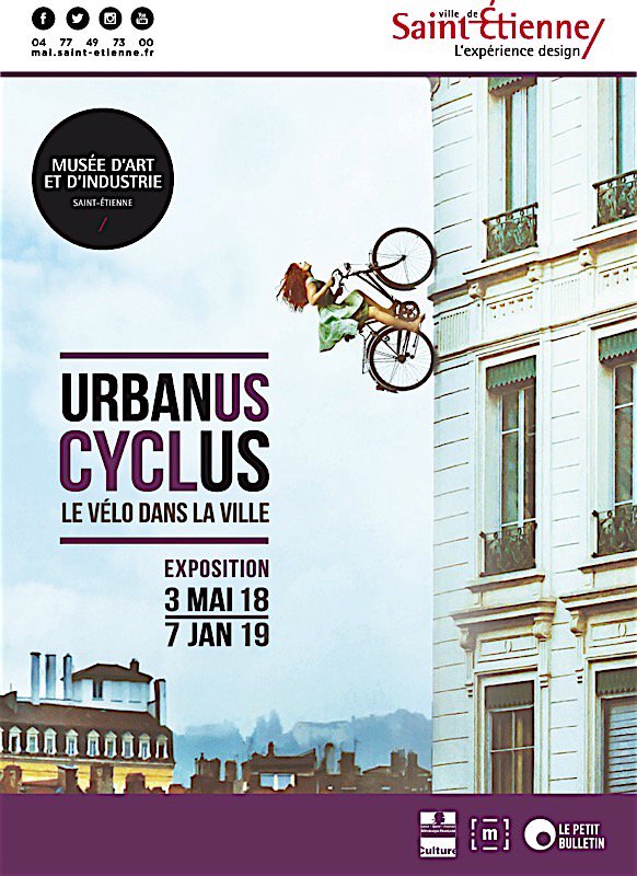 [EXPO] Jusqu'au 7 Janvier 2019, venez visiter l'exposition "Urbanus Cyclus, le #vélo dans la #Ville" au Musée d' Art et d'Industrie de #SaintEtienne. Bonne visite !  #AddBike #velotaf