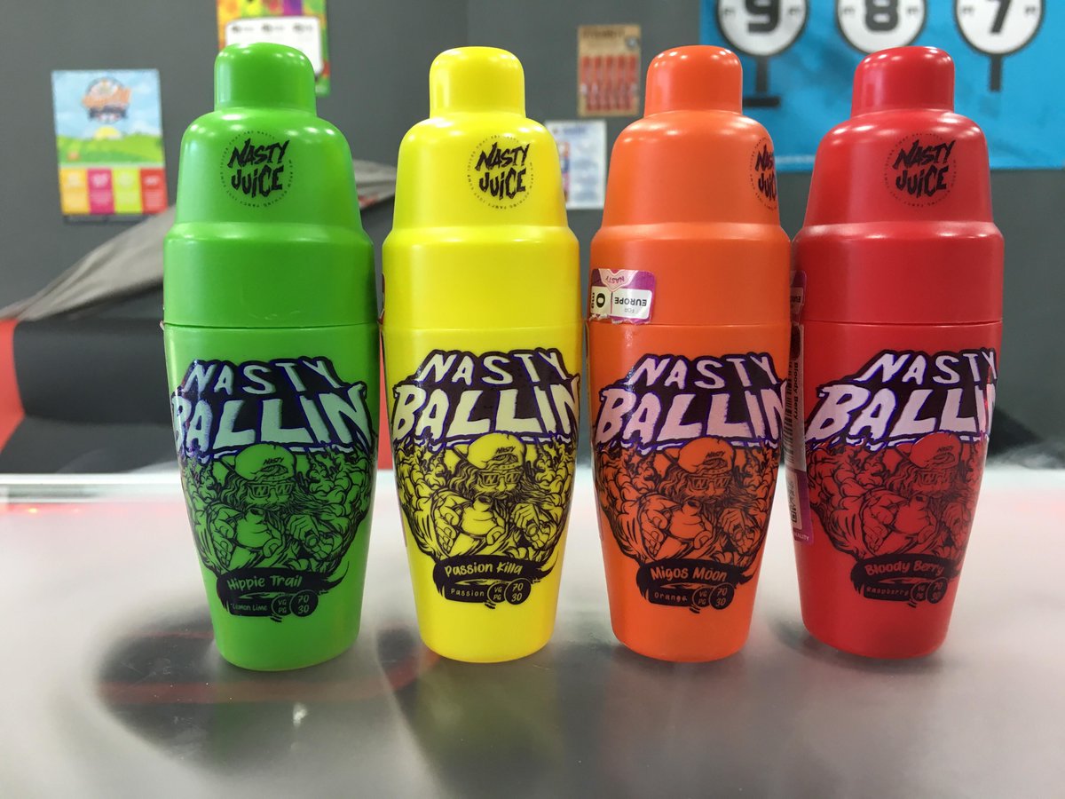 VapeworldOldham's tweet photo. Nasty Balling 4 stunning liquids here at Vape World #nasty #nastyballin #flavour #flavourfordays #cloudchasing #cloudsfordays #clouds https://t.co/OOk5f5t9Du