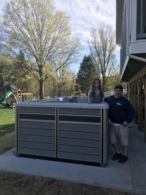 The Walker's just received their new Endless Pool! Call us or come on in to see one for yourself, and change your summer for the better.

And this month only, you can get a FREE Bluetooth Music Player with your new Endless Pool! #BestSummerEver