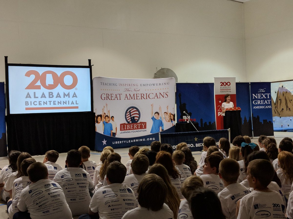 HymanScarlett's tweet photo. APS 2nd graders graduated as Super Citizens today from the Liberty's Legacy program. #ArabCSvision #ArabPrimary https://t.co/LVcOudIJvX