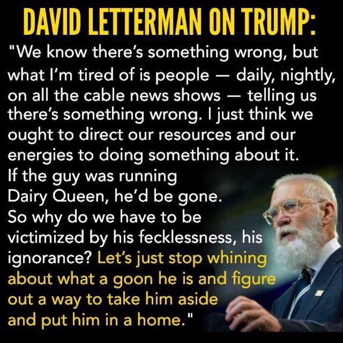 yes dave #TrumpLiesMatter