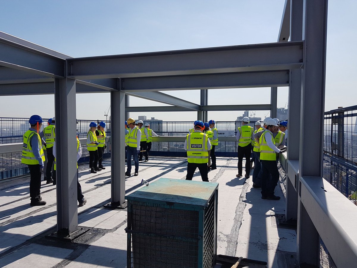 AtlasEC1's tweet image. .@AtlasEC1 recently celebrated an exciting milestone! The building reached its full height with the last of the steel frame put in place, officially topping the 40-storey building out. @ArcadisUK @ScottBrownrigg @MaceGroup