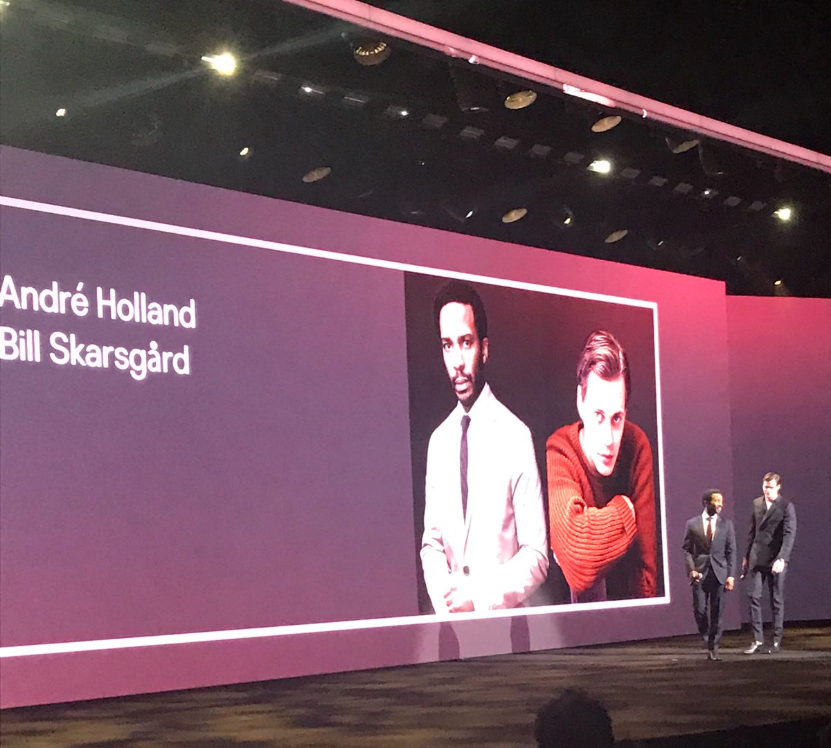 Bill Skarsgard and Andre Holland representing Castle Rock at a Hulu Conference!
#CastleRock #Hulu