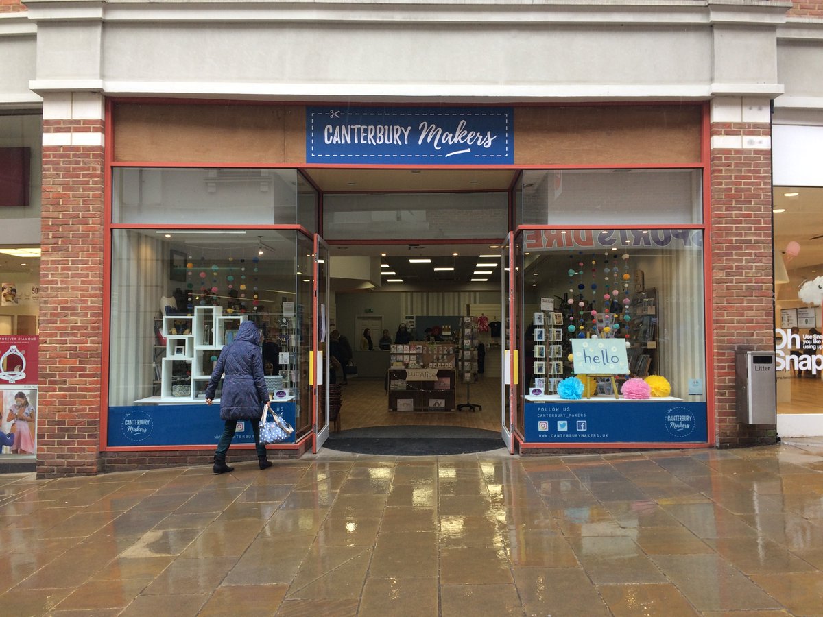 The <a href="/White_One_Sugar/">White One Sugar</a> stand in <a href="/CanterburyMaker/">CanterburyMakers</a> <a href="/Whitefriars_eu/">Whitefriars</a> #canterbury is looking very smart and ready for business! #Kent #artisans