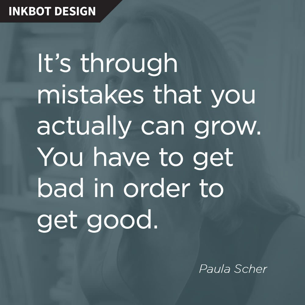A great #design #quote from Paula Scher of <a href="/pentagram/">Pentagram Design</a>
