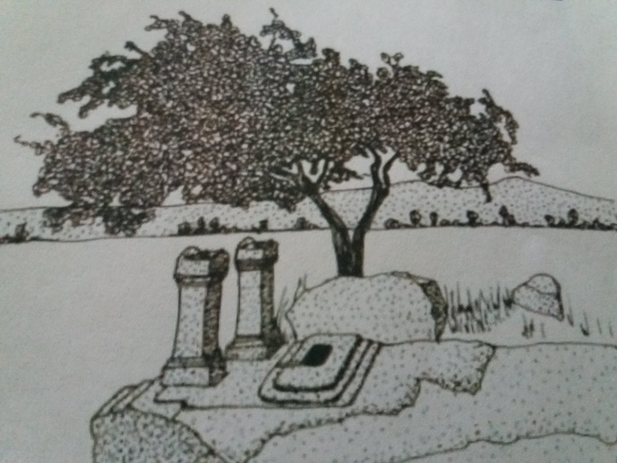 limiator's tweet photo. Reconstrución ideal do altar #galaicoromano da Pena Escrita (#VilardePerdizes #Montalegre #Barroso), cun ara dedicada ó #deusLarouco e outra ó #deusXupiter #SerradoLarouco #Gallaecia #Galaicos #raia #arraianos @magago @caminodomar #Deusesgalaicos #ventoechuvia @apatrigal https://t.co/nKHXn0Vpip