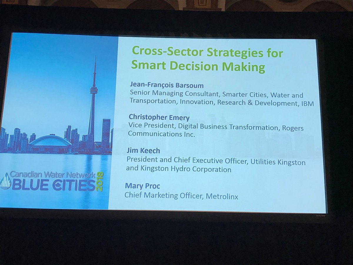 PeterGallantWT's tweet photo. Great to hear from Jim Keech from @UtilitiesKngstn on smart decision making at Blue Cities conference.  I am a Kingstonian!  #BlueCities #ygk https://t.co/BBW2WVcnZi
