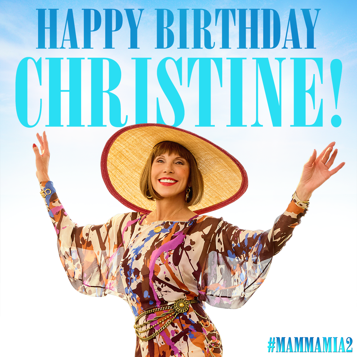 Happy birthday to the fabulous Christine Baranski! 