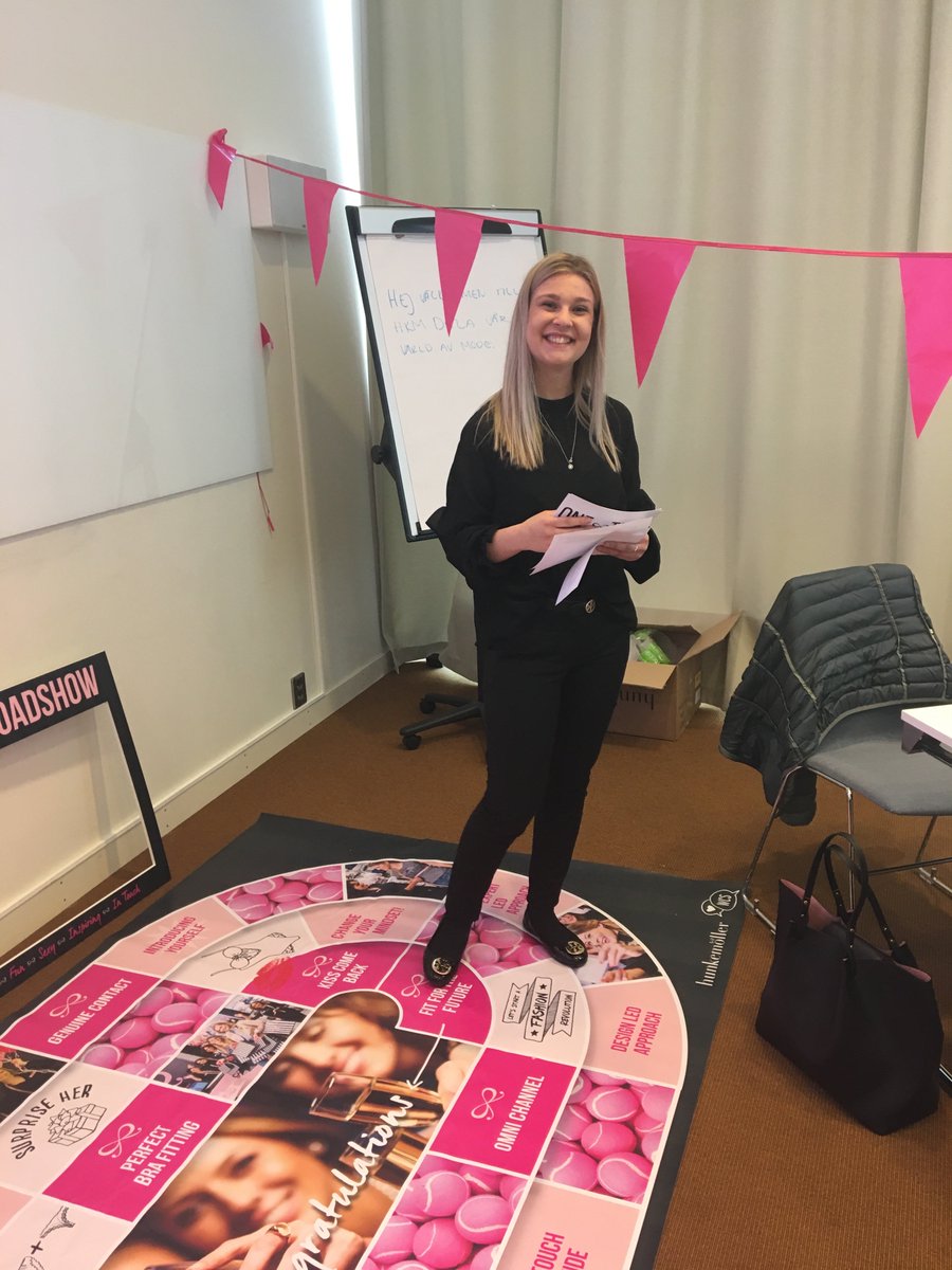 Matilda today at the roadshow 🎀 <a href="/Hunkemoller/">Hunkemöller</a> #wcsroadshow #hunkemoller