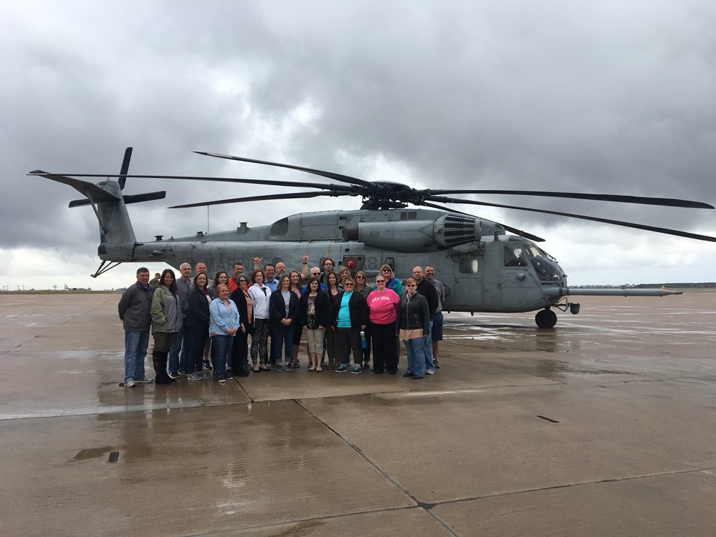 Oklahoma and Kansas City educators learn about the educational opportunities for Marines and get to visit the flight line at Marine Corps Air Station Miramar! 🚁