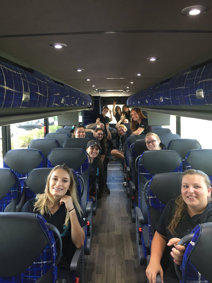 The Lady Sharks are heading out in style for the regional tournament!