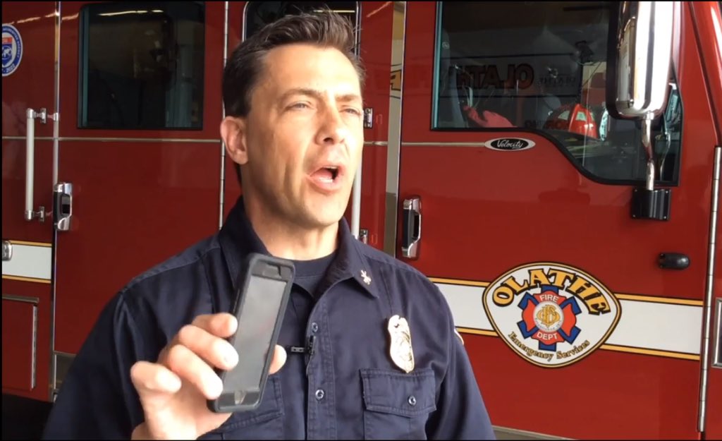 <a href="/OlatheFire/">Olathe Fire Dept.</a> Assistant Fire Chief Doherty discussing the benefits of being the first Kansas Fire Department to use the FirstNet #publicsafety broadband network. <a href="/FirstNetGov/">FirstNet Authority</a> #FirstNetInAction