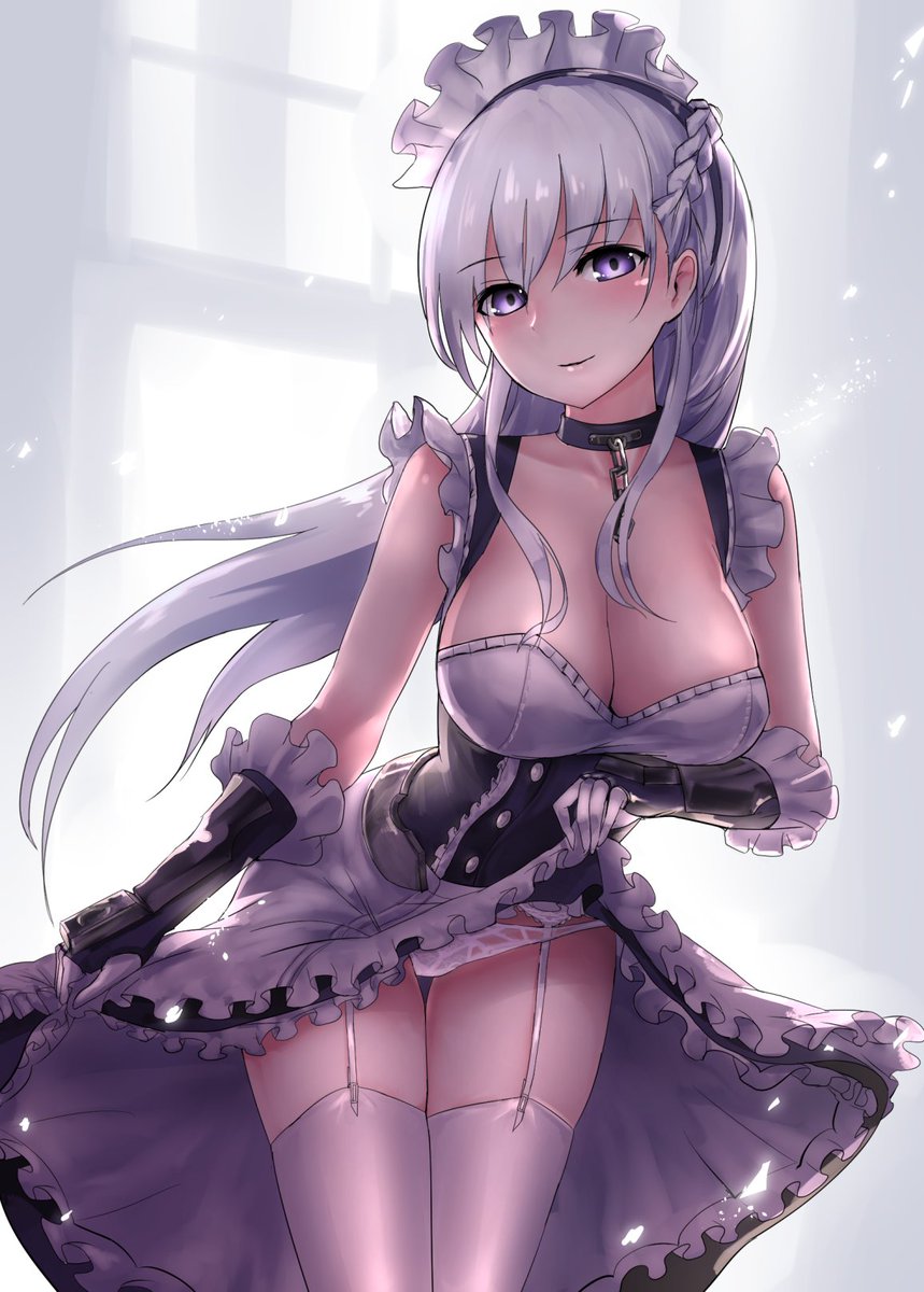ベルファスト「#ベルファスト さん描きました、デザイン可愛いです #アズールレーン #azur」|りろ / omiwatariのイラスト