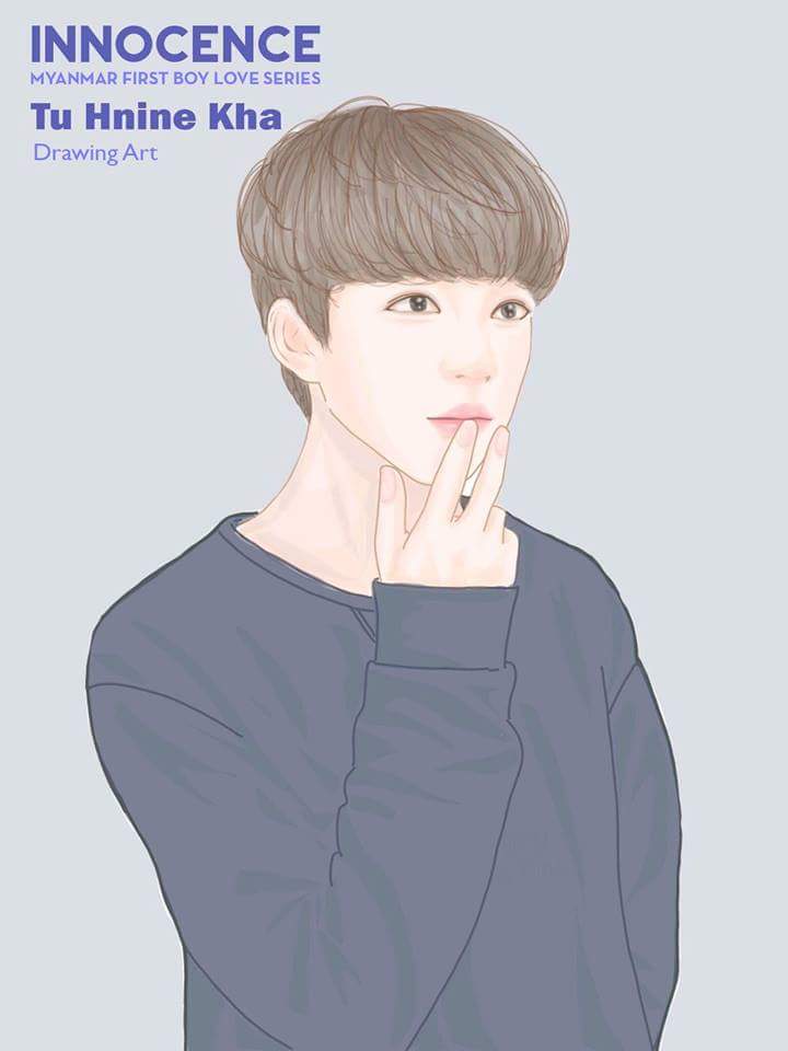 meili_pp's tweet photo. Yayy Yayy drawing art for main cast Tu Hnine Kha is now released. Who will be this lovely? 😭

Okay, let's wait until tomorrow MST 7:00pm✌️@InnocenceMM

#innocencetheseries 
#myukhoe #tuhninekha  #myanmar1stboysloveseries 🇲🇲 https://t.co/xrRkg1hQ23