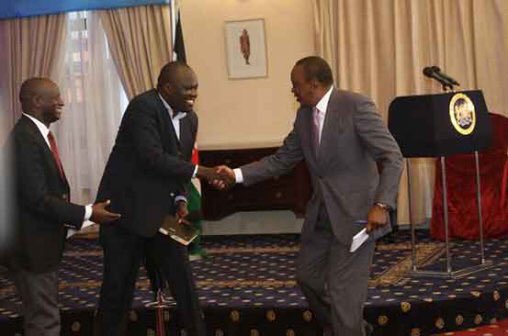 We started it close to two years ago. Always listen to what I say. Even Baba followed me to shake hands with Uhuru.