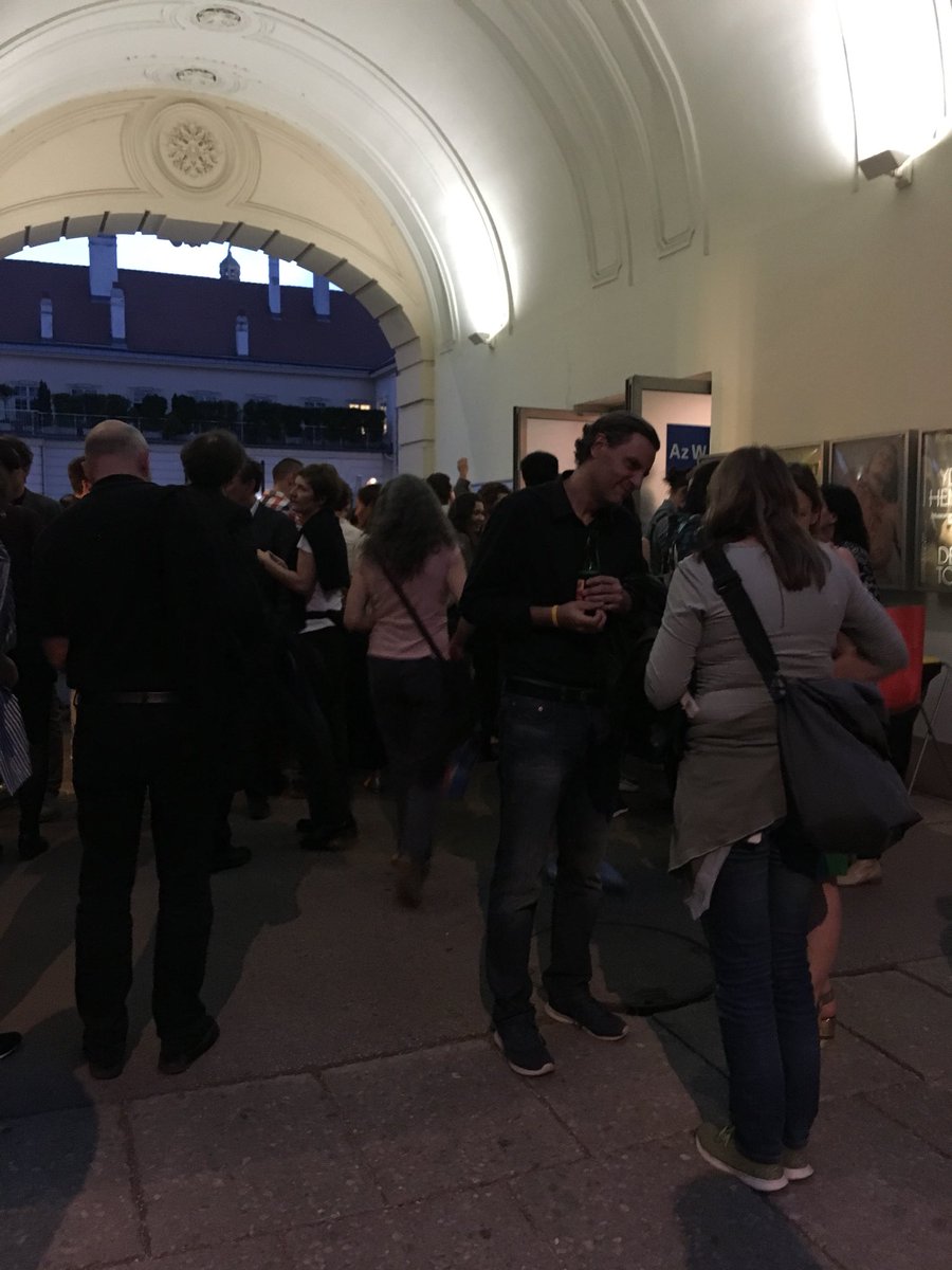 EmmaPeel_Knight's tweet photo. #AZW SOS Brutalismus exhibition.... many people ... #Bienna @mqwien https://t.co/q4xx23JSrB
