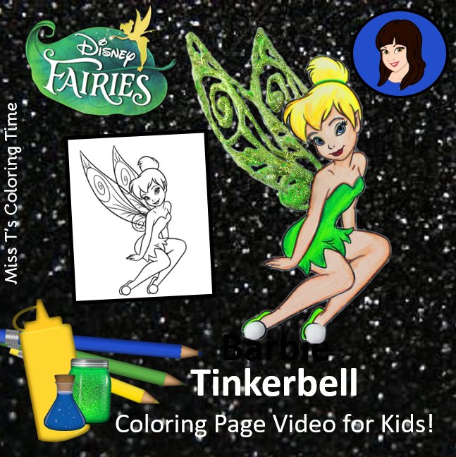 MissColorTime's tweet image. Disney Fairies - Tinkerbell Coloring Page Video for Kids! This is one of my favorite coloring pages and I think you will like it too! Please watch video here: youtube.com/watch?v=8LfgYg… #disneyfairies #coloringpages #coloringpagesforkids #tinkerbellcoloringpages #tinkerbell