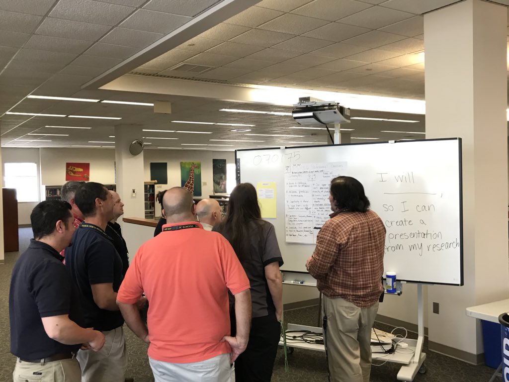 EHHSPrincipal's tweet photo. EHHS teachers diving into the @neasc 2020 Standards on a nice, leisurely gallery walk during our afternoon professional development activities. #WeAreEHPS #ehhsEXPLORES #ehhsEMPOWERS #ehhsACHIEVES https://t.co/dyxcdrgteU