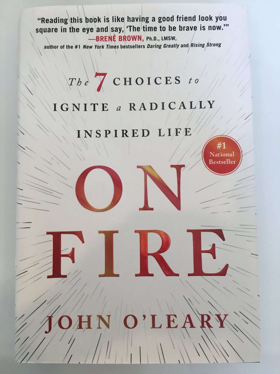 We are so excited to learn more about On Fire from author <a href="/JOLearyInspires/">John O'Leary</a> at The Big Think!  Will you join us?
