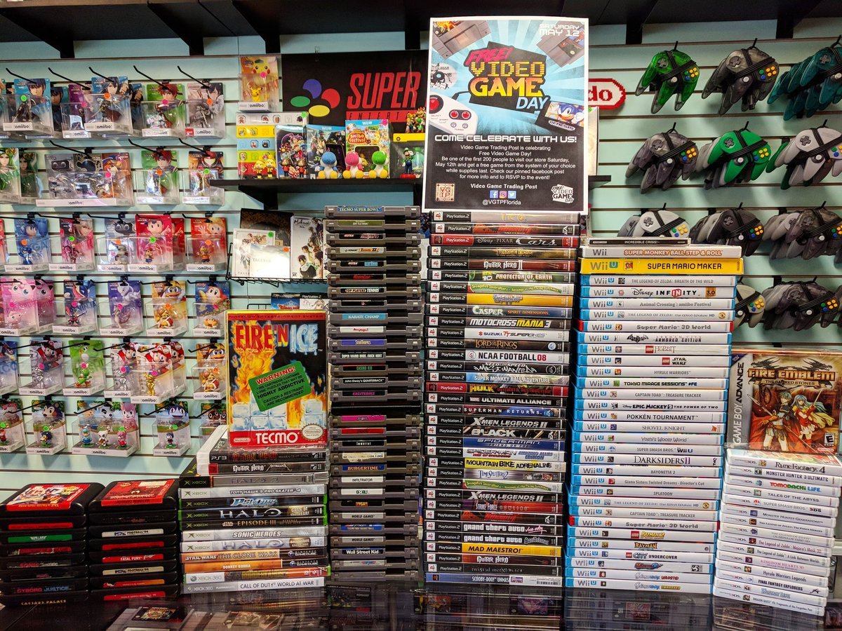 VGTPFlorida's tweet photo. New today! 5/2/18
Which of these games do you hope will make it into the Free Video Game Day gift bags?
#freevideogameday #fvgd2018 #fvgd #vgtpflorida #pensacola #Florida #nes #wii #wiiu #gba #3ds #ps2 #genesis #xbox #xbox360 #ps3 #videogames #retro #fireandice #FireEmblem https://t.co/WONtJW8KfM