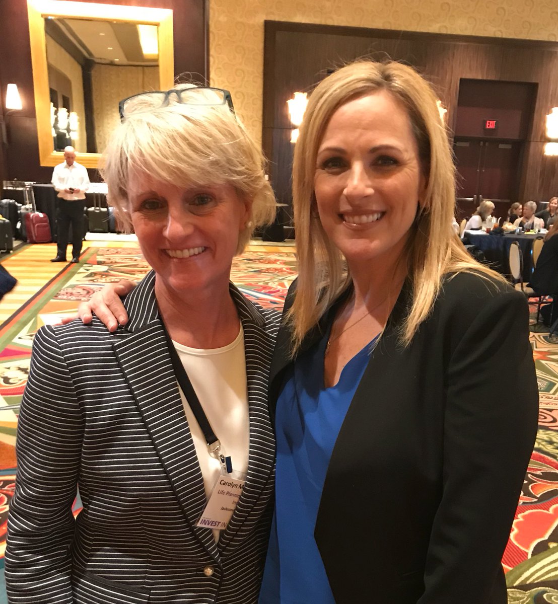 CarolynMcC's tweet photo. I’m the next keynote after @MarleeMatlin. She is going to be a tough act to follow. #FAwomen @FAmagazine https://t.co/wyQVvlsWaX