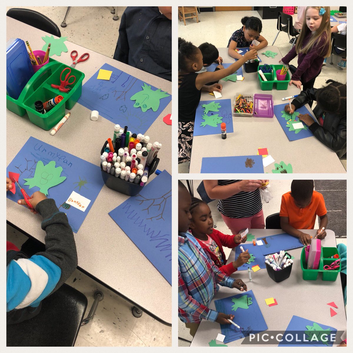 danniem720's tweet photo. Day 1 of our five day artist residency was a hit! Ss recreated an event from Frog and Toad after listening to the story and discussing the characters and setting! #KickstARTcobb #ClarkdaleAI https://t.co/2Ksyy6djaa