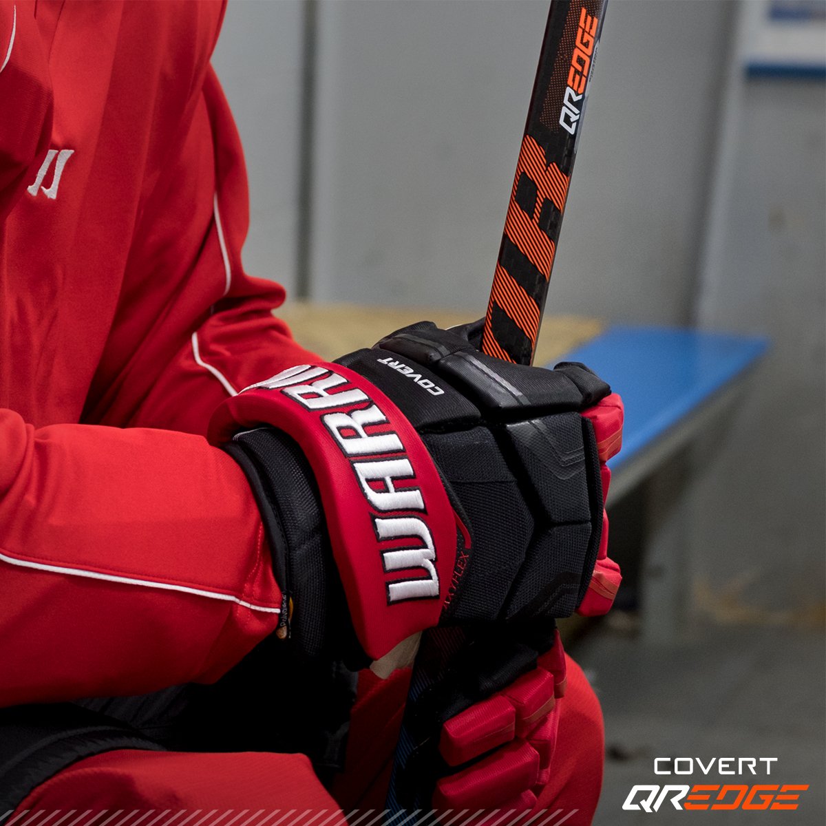 WarriorHockey's tweet photo. The new #CovertQREdge gloves feature our #ExoProtect foam combined with plastic inserts to give you protection against slashes and big impacts during play.
Get them this week at your favorite Warrior Hockey retailer. https://t.co/gWepLjwgso