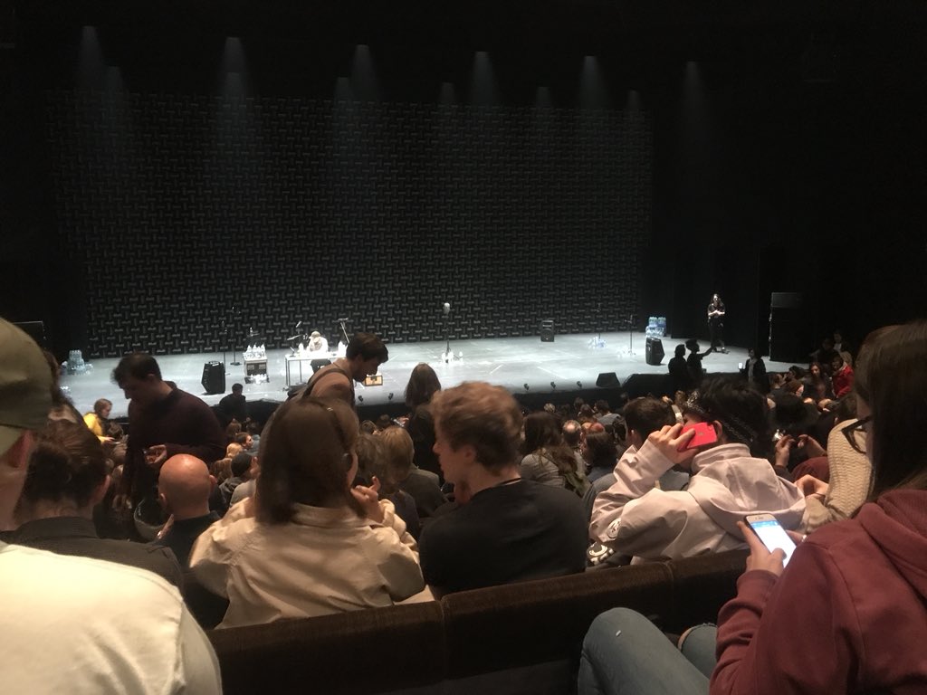 TonyChurnside's tweet photo. The second stage today I’ve been at with dummy head in the middle. #TheEncounter #BBCSound18 https://t.co/hBJKT3Zikr
