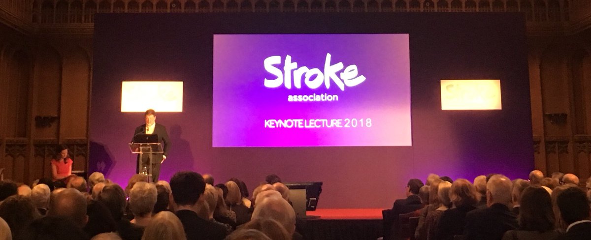 Martin Coult, who had a stroke aged 52, is sharing his story of stroke and recovery #KeynoteLecture