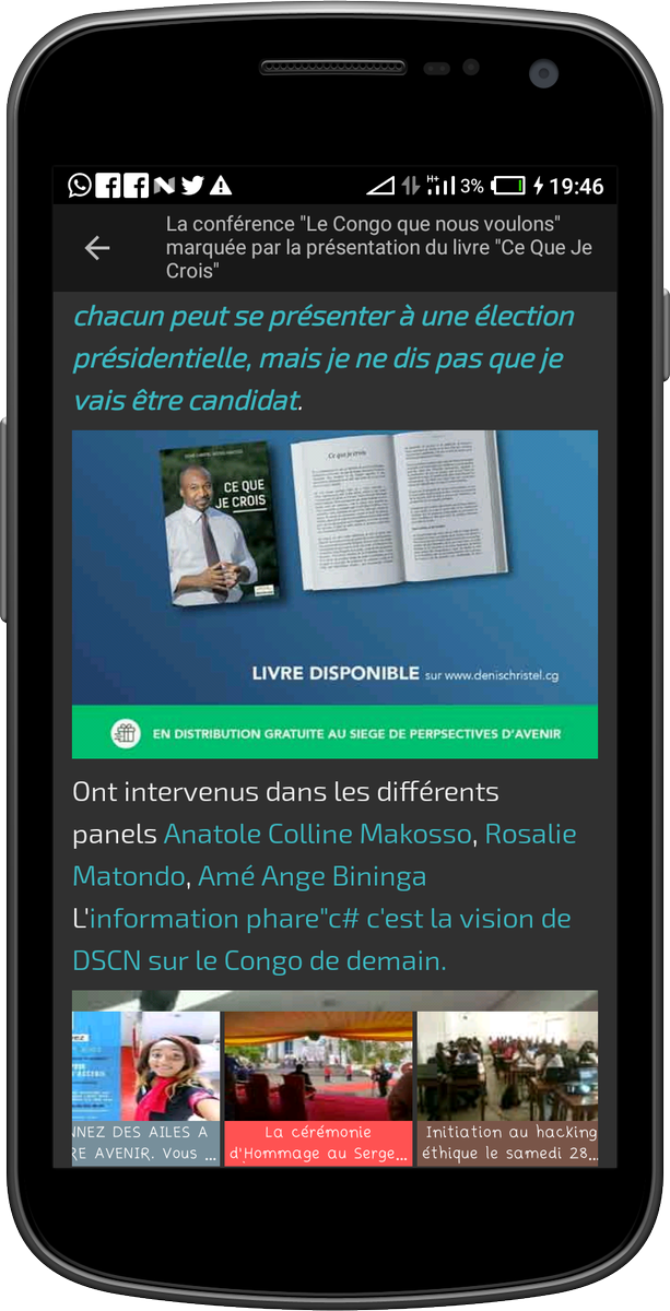 steve111MV's tweet photo. #ChezMoiAuCongo l'équipe de #CongoZoom était invité ce matin à la conférence #LeCongoQueNousVoulons. un resumé est disponible via l'application @CongoZoom ( https://t.co/YqglWmA2g7 ). 
#team242 #Congo #Youth #Jeunesse #Leadership #Actualites #News https://t.co/jIckn7iu1o