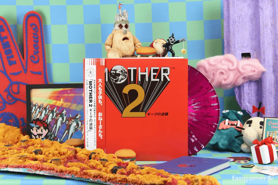 Fangamer's tweet image. The MOTHER 2 Vinyl Soundtrack is now available in two new colors: Belch and Barf. 

Gyork: fangamer.com/products/mothe…