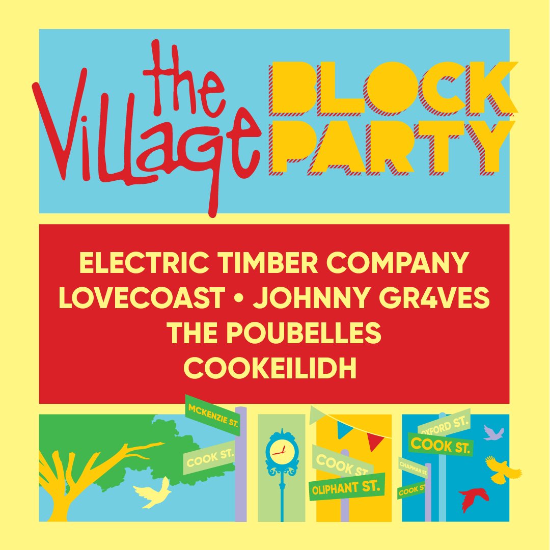 Do250's tweet photo. 🚨 JUST ANNOUNCED 🚨 The Village Block Party just got a whole lot hotter. 😎 @Lovecoastmusic, @thetimberco, Johnny Gr4ves, & more bring the jams to the street on May 27th! https://t.co/GHgs7KJMUg @AtomiqueEvents #justannounced #yyj #Do250 #Know250 https://t.co/EOuIAJxJG4