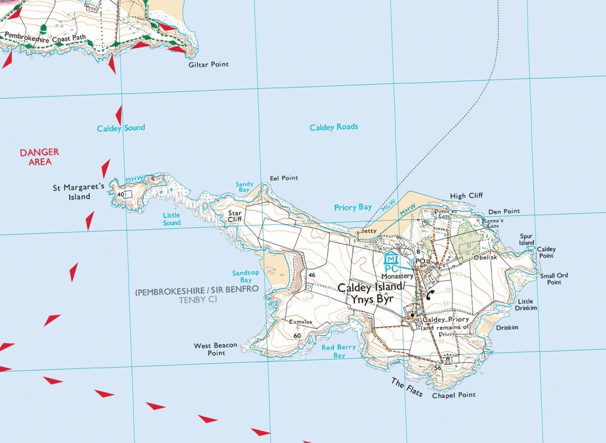 Caldey Island wrongly shown as part of Tenby community