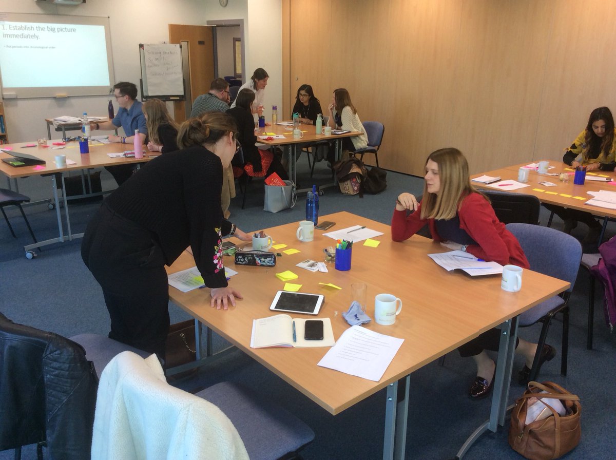 rusheymeadhist's tweet photo. Thanks @salwilson11 for sharing her energy & ideas for tackling the new #HistoryGCSE at this evening’s @EipLeicester #HistoryNetwork hosted @LeicesterTS. Thanks also to all colleagues who attended from @HamiltonHums @BeauchampHist @rusheymeadhist @SJNCCSchool @MadaniSchools et al https://t.co/ZsTjZrqDXF